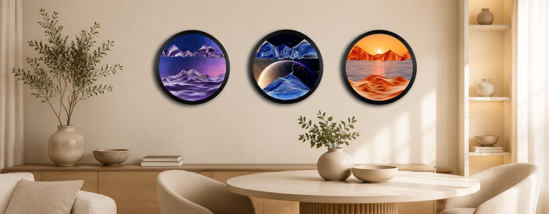 Sand Art Wandbilder