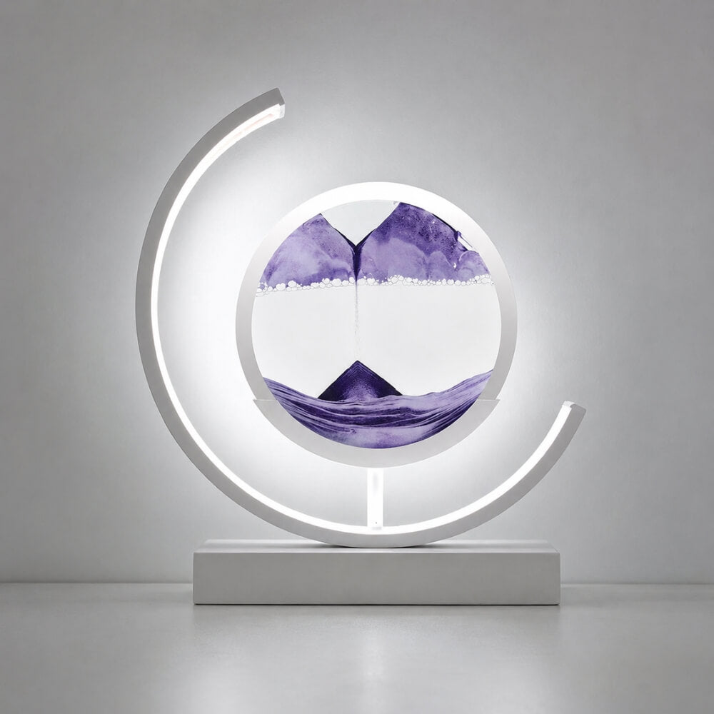 Sand Art Lumière Lune Croissante
