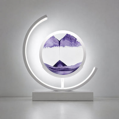 Sand Art Lumière Lune Croissante