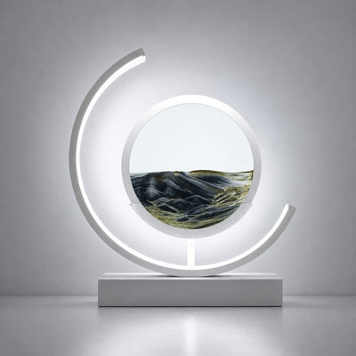 Sand Art Lumière Lune Croissante