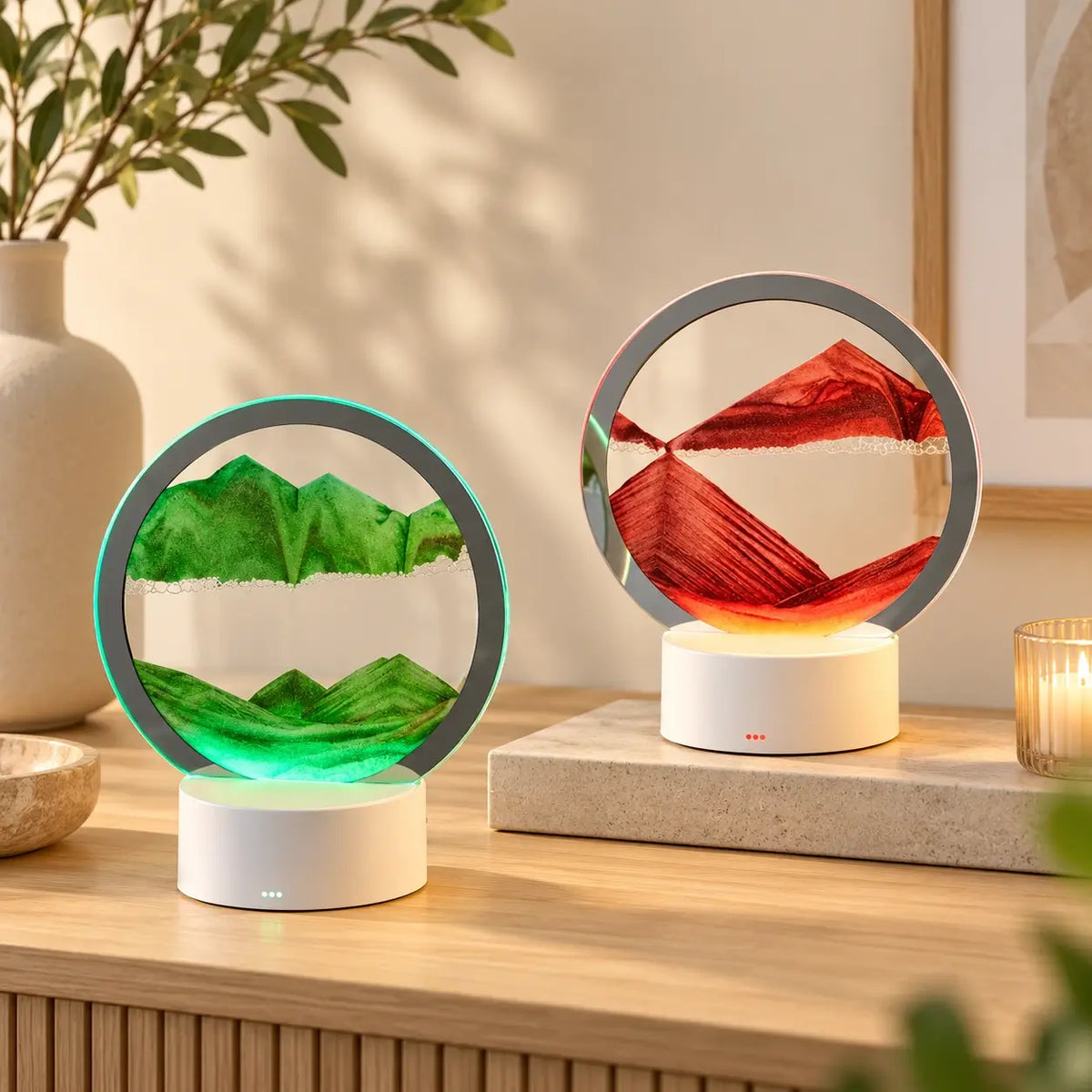 Lampe de Table Sand Art