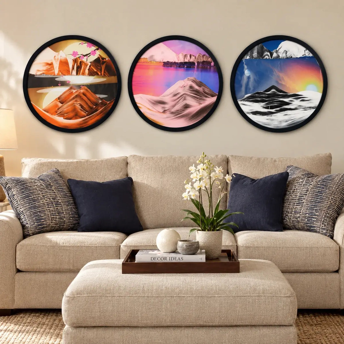 Sand Art Mural – Paysage