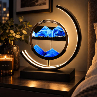 Sand Art Lumière Lune Croissante