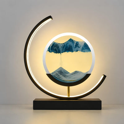 Sand Art Lumière Lune Croissante