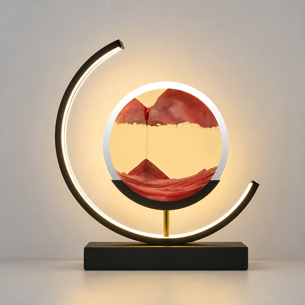 Sand Art Lumière Lune Croissante