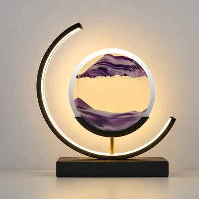 Sand Art Lumière Lune Croissante