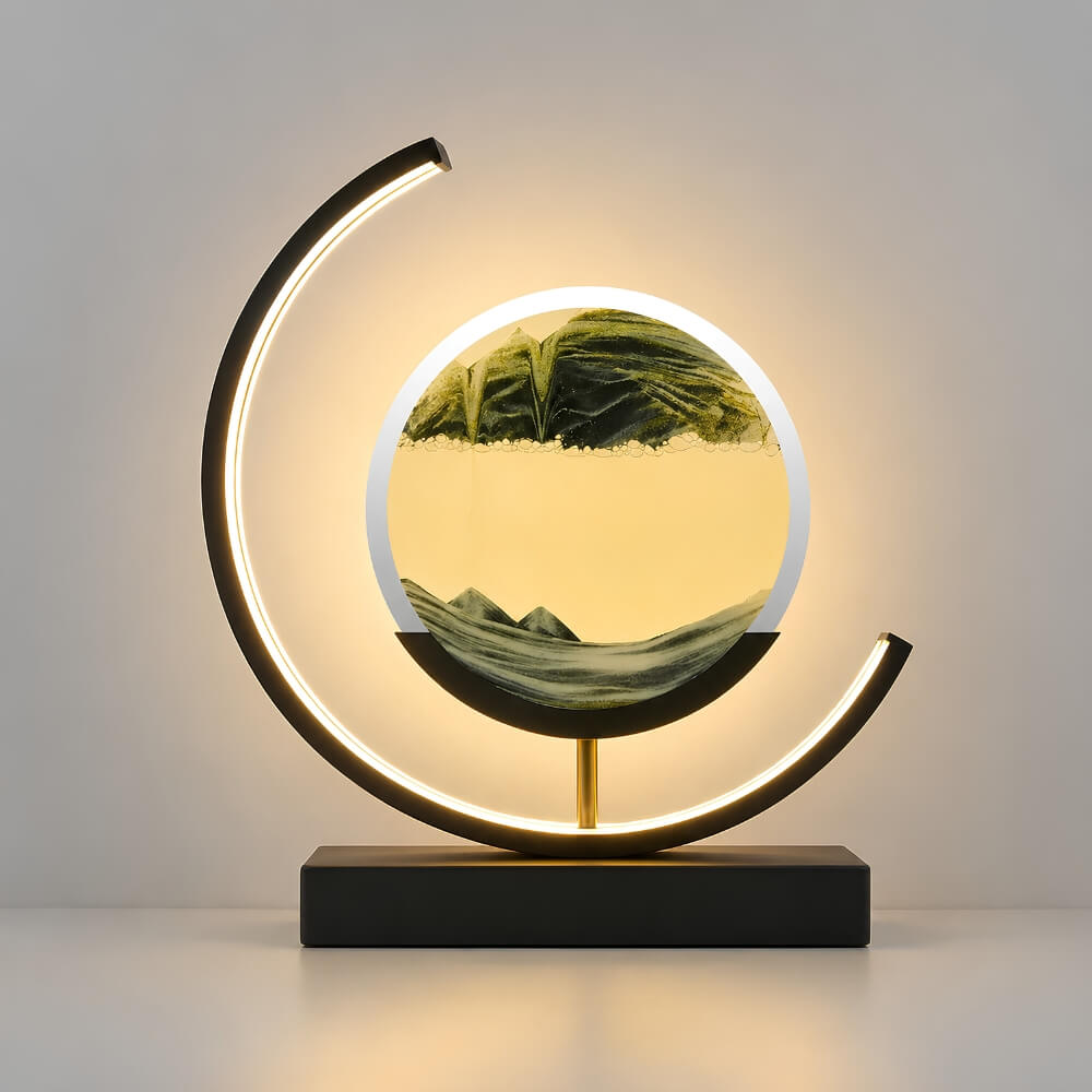 Sand Art Lumière Lune Croissante
