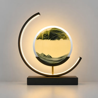 Sand Art Lumière Lune Croissante