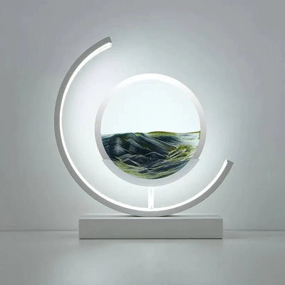 Sand Art Light Crescent Moon