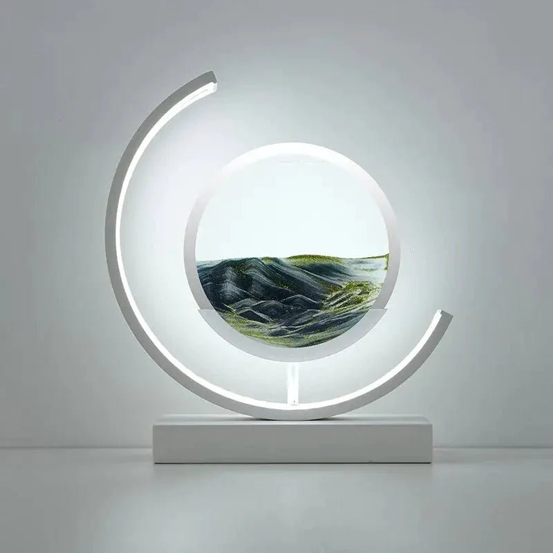 Sand Art Light Crescent Moon
